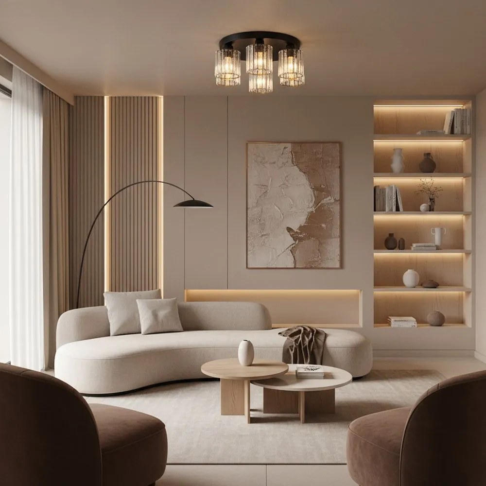 Plafondlamp EBT023-5C BLACK