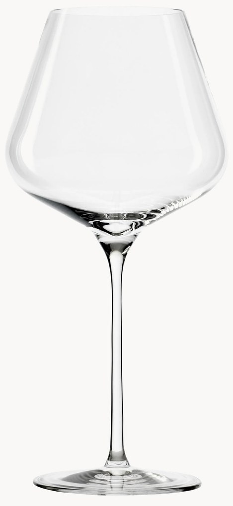 Rode wijnglazen Quatrophil, 6 stuks