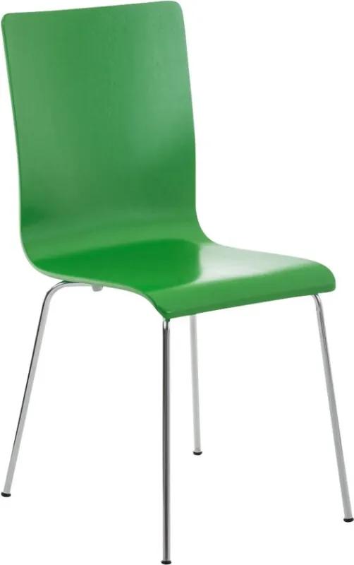 Bezoekersstoel keukenstoel conferentiestoel wachtkamerstoel PEPE - groen