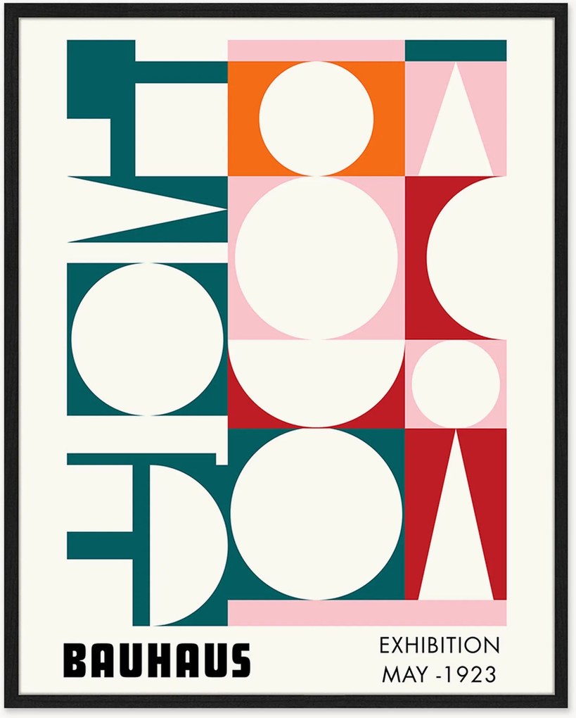 Ingelijste digitale print Bauhaus Exhibition May 1923
