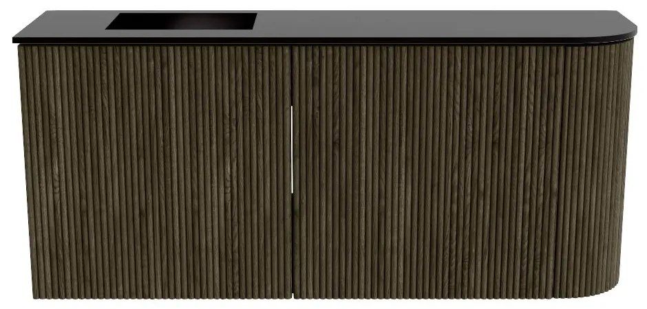 Mondiaz Joya 90cm toiletmeubel ronding rechts shadow met wastafel faye links 1 kraangat urban