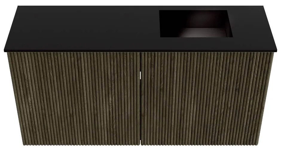 Mondiaz Joya 80cm toiletmeubel shadow met wastafel faye rechts 1 kraangat urban
