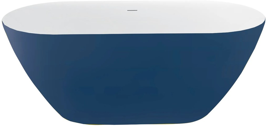 Best Design Friday vrijstaand bad 178x78x60cm blauw wit