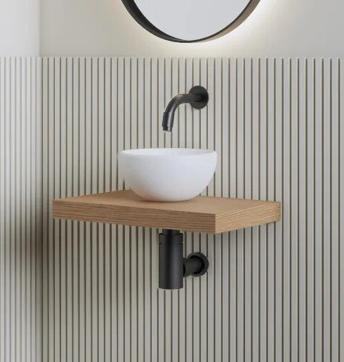 Gliss Design Leto fonteinplank 40x25cm pure