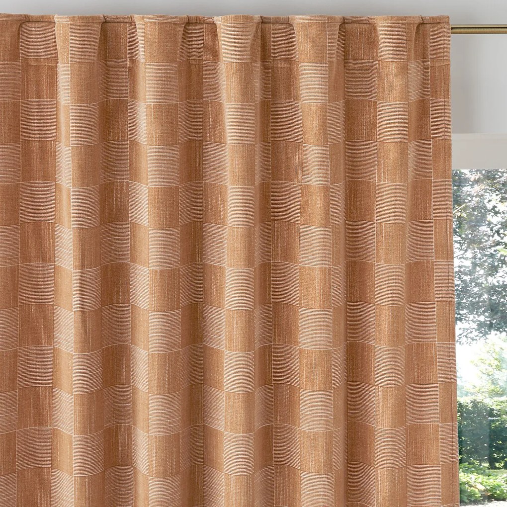 Gordijn in getextureerd jacquard effect, Domeo