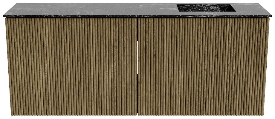 Mondiaz Joya DLux 100cm toiletmeubel dusk met wastafel faye rechts 1 kraangat lava