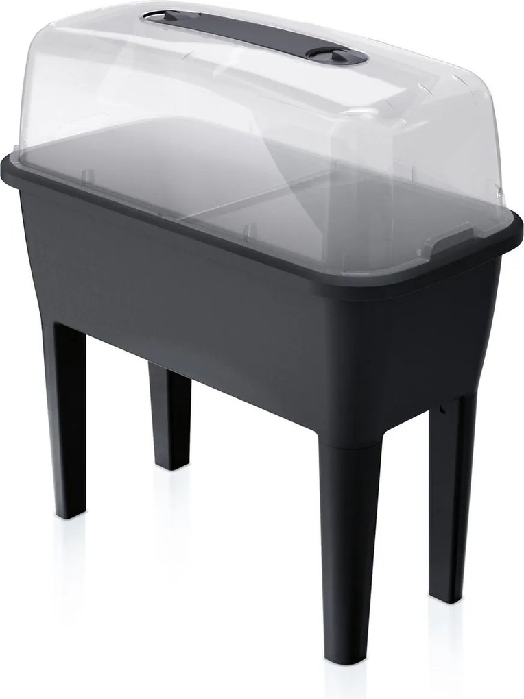 Prosperplast Respana Kweektafel - Antraciet - 77 cm - Met Deksel