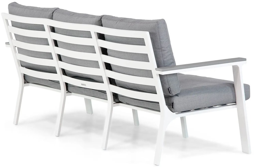 Stoel en Bank Loungeset 4 personen Aluminium Wit  Lifestyle Garden Furniture Palazzo