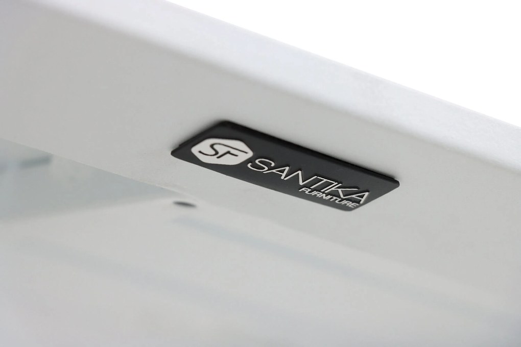 Stoel en Bank Loungeset 4 personen Aluminium Wit  Santika Furniture Santika Sovita