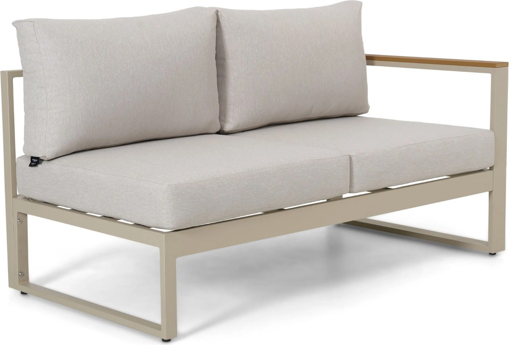Hoek loungeset 5 personen Aluminium Zand/Beige Domani Furniture Nordic