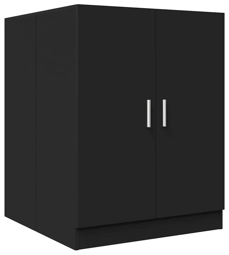 vidaXL Wasmachinekast 71x71,5x91,5 cm zwart