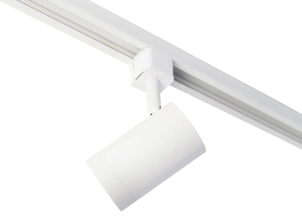 Modern railsysteem met 6 spots wit 1-fase 200cm - Iconic Jeana