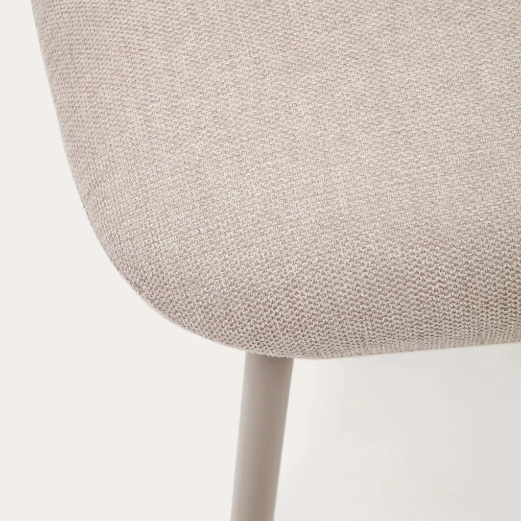 Kave Home Belina Moderne Hocker Beige