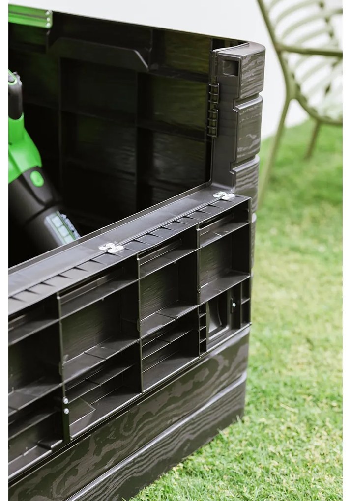 Toomax Dolomiti opbergbox 970 liter - donker grijs