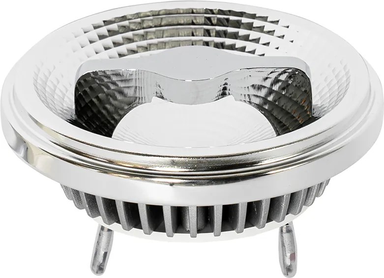 Set van 6 G53 dimbare LED lampen 111mm 12W 600 lm 2700K