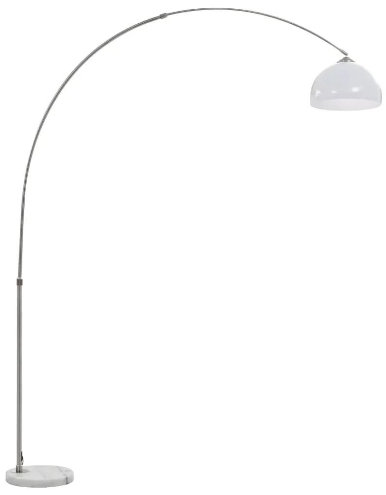 vidaXL Booglamp 60 W E27 200 cm zilverkleurig