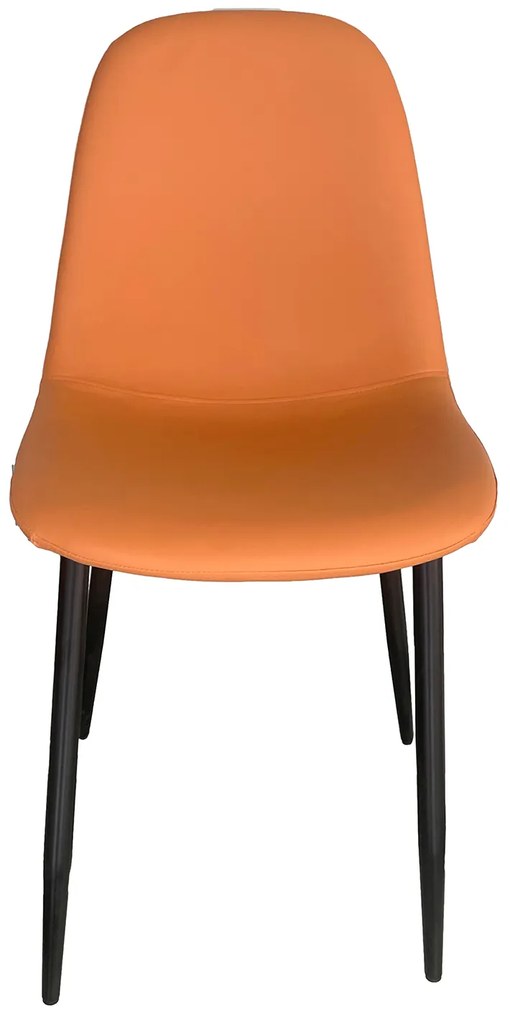 Zwarte Teok Polyskin Stoel