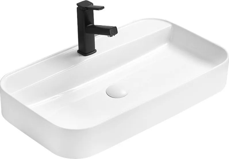 Mexen Sofia bovengemonteerde wastafel 70 x 40 cm, wit - 22157000