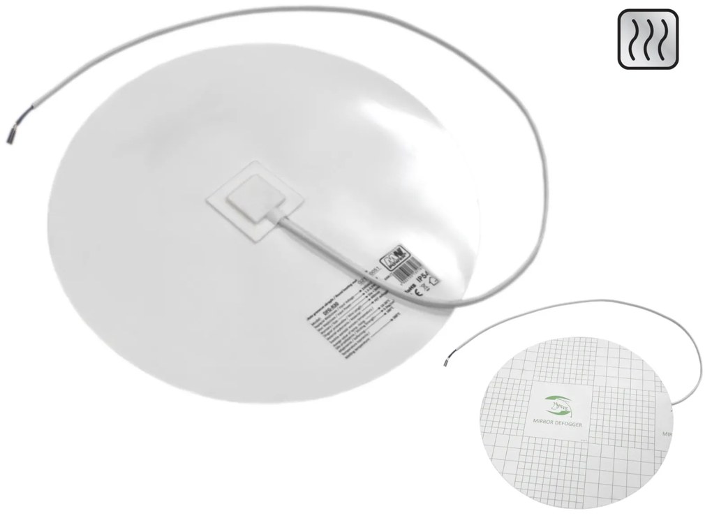 Sanicare Q-mirrors spiegelverwarming 30cm