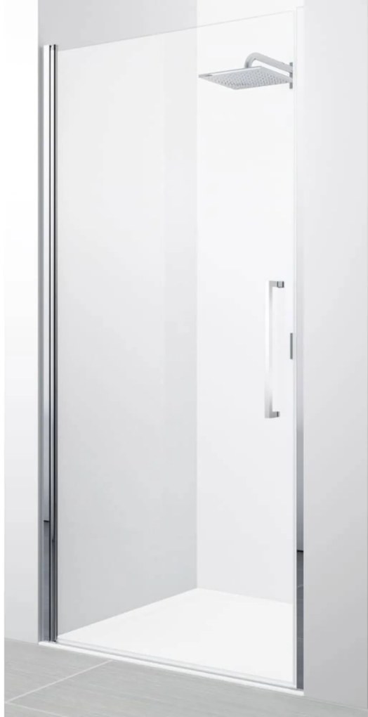 Novellini Young 2.0 Draaideur 87x200 cm Chroom Helder glas