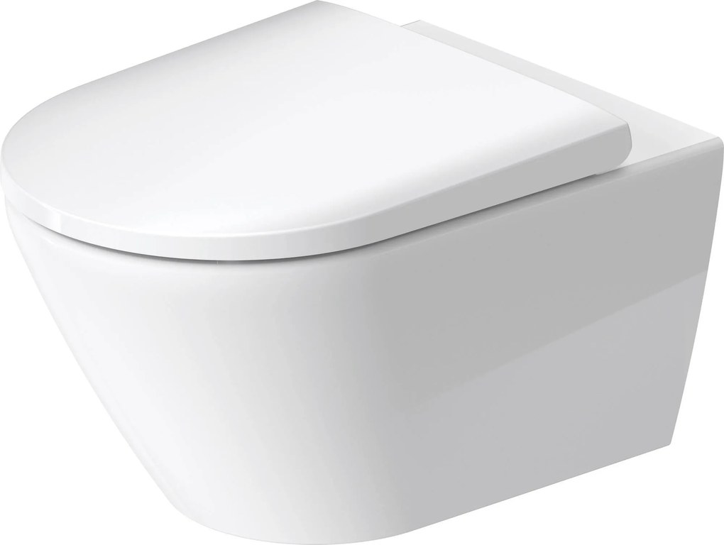 Duravit D-Neo hangtoilet met wondergliss en durafix 37x54x40cm Wit