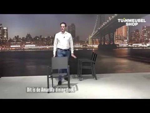 Tuinset 6 personen 210 cm Aluminium Grijs Lifestyle Garden Furniture Amarilla/Mondello