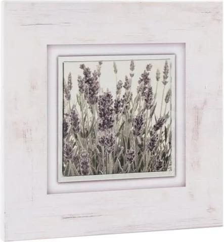 HOME AFFAIRE artprint op hout »Lavendel«, 40x40 cm