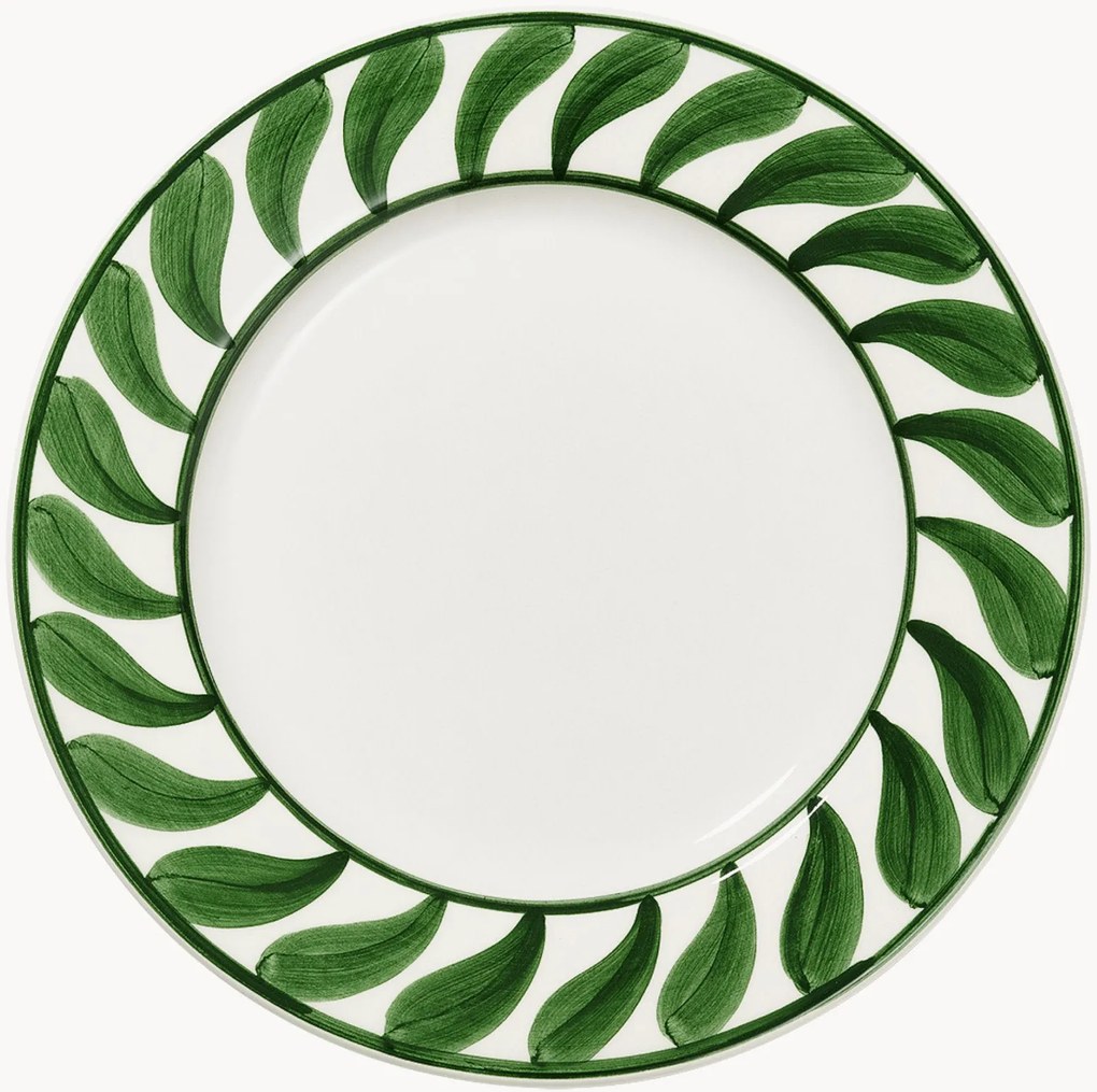 Handbeschilderd dinerbord Swirl