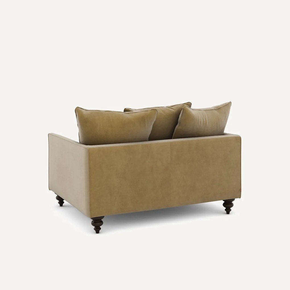 2-zits fluwelen bank, Lazare