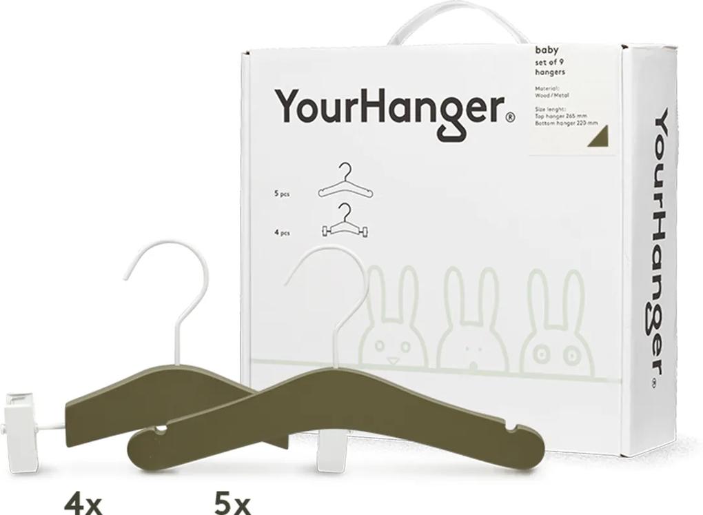 YourHanger baby kledinghangers hanger box groene