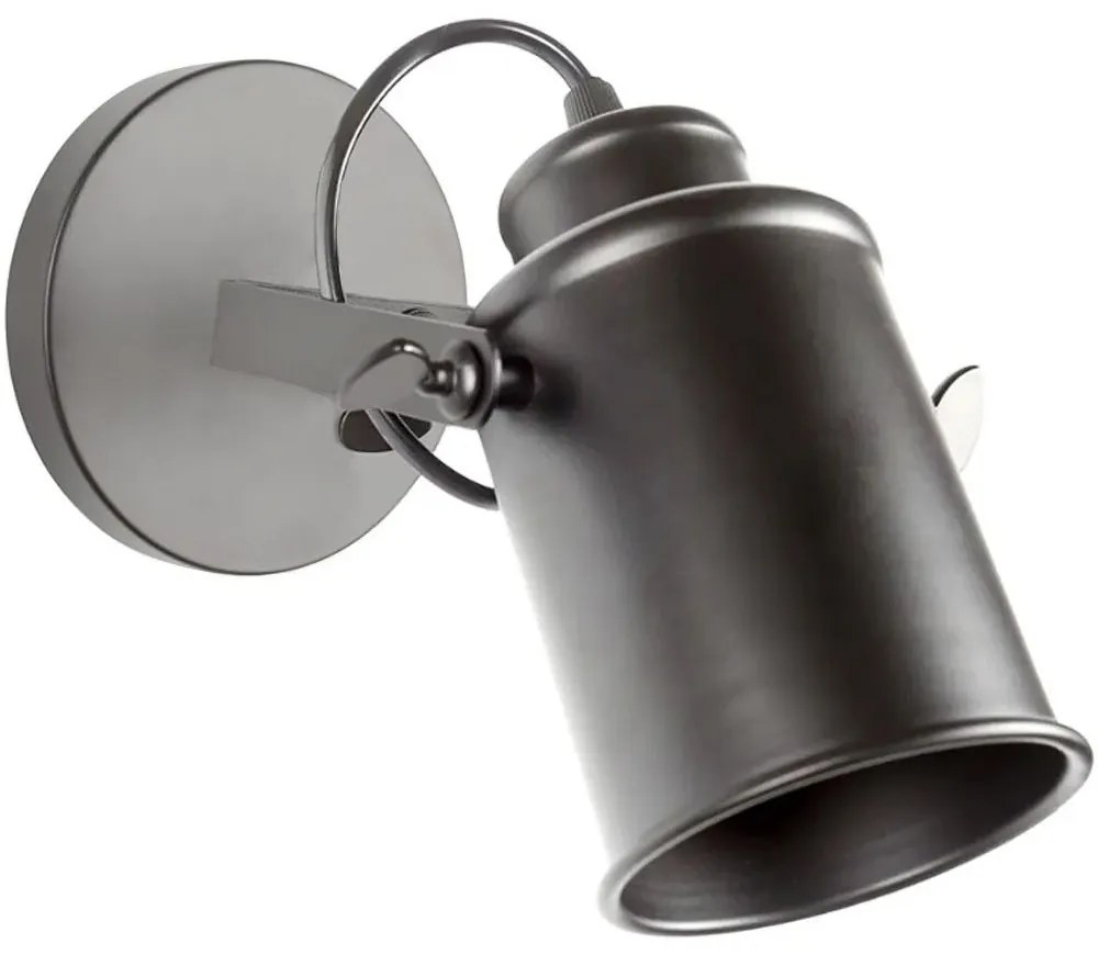 Plafondlamp wandspot zwart APP486-1C