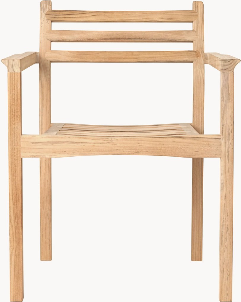 Stapelbare tuinstoel AH502 van teakhout
