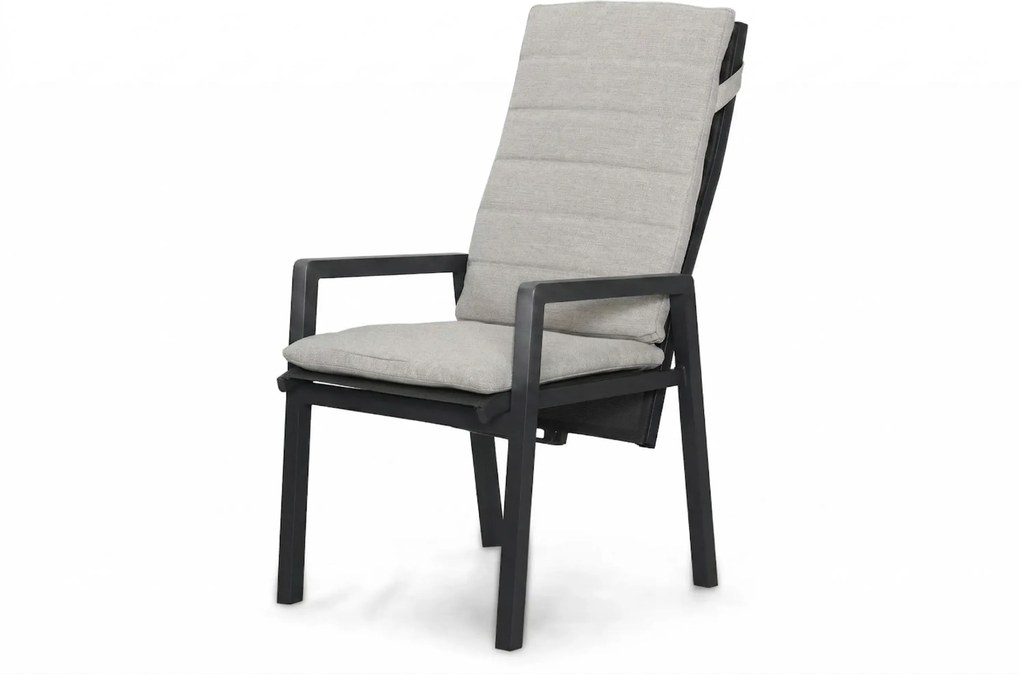 Tuinset 2 personen 909 cm Aluminium Grijs Lifestyle Garden Furniture Vivaro/Creta
