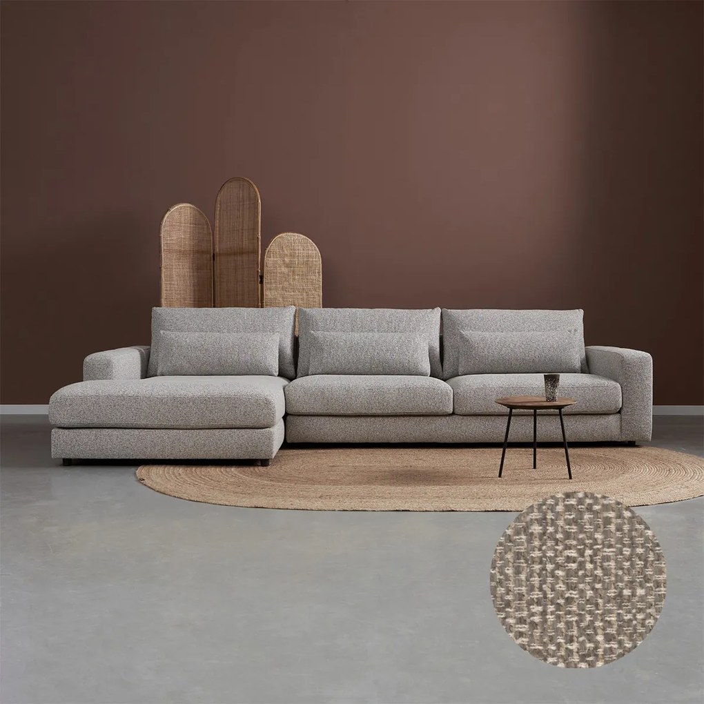 PEPP Interiors Como Grote Bank Met Chaise Longue Links Beige Silencio 19