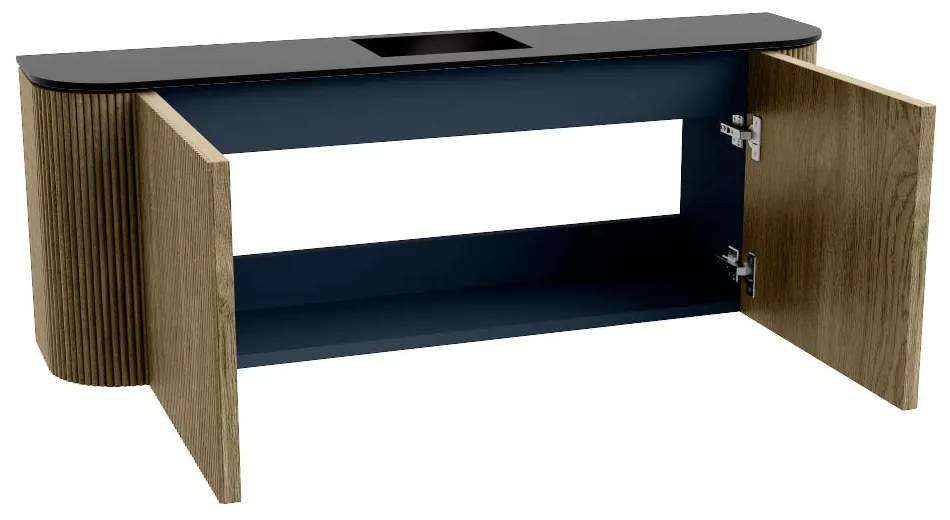 Mondiaz Joya 115cm toiletmeubel ronding links/rechts dusk met wastafel faye midden 1 kraangat urban