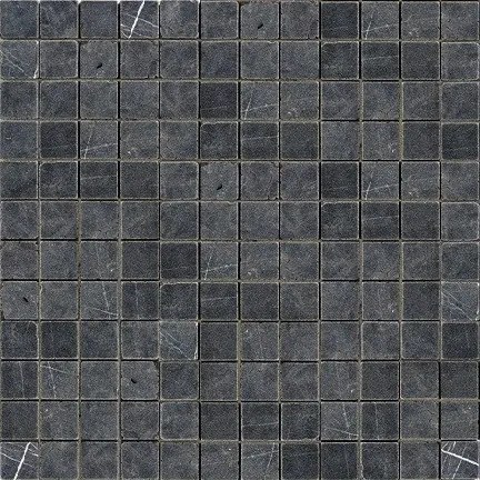 Mozaiek Nero Marquina marmer anticato 2,3x2,3x1
