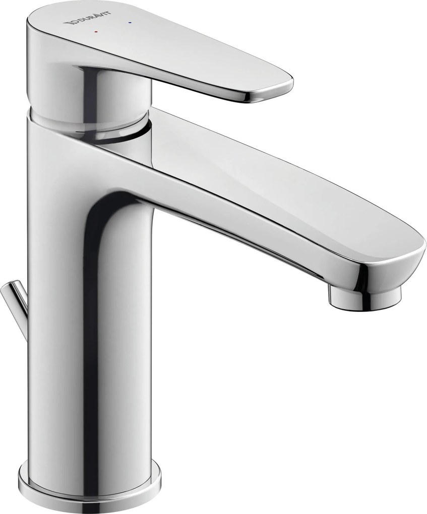 Duravit B.1 Eéngreepswastafelmengkraan M 17 cm Chroom met Waste