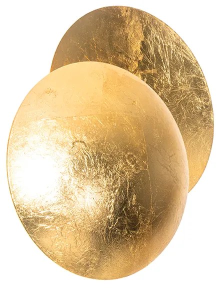 Moderne wandlamp goud rond 20cm - Sunrise Modern G9 Binnenverlichting Lamp