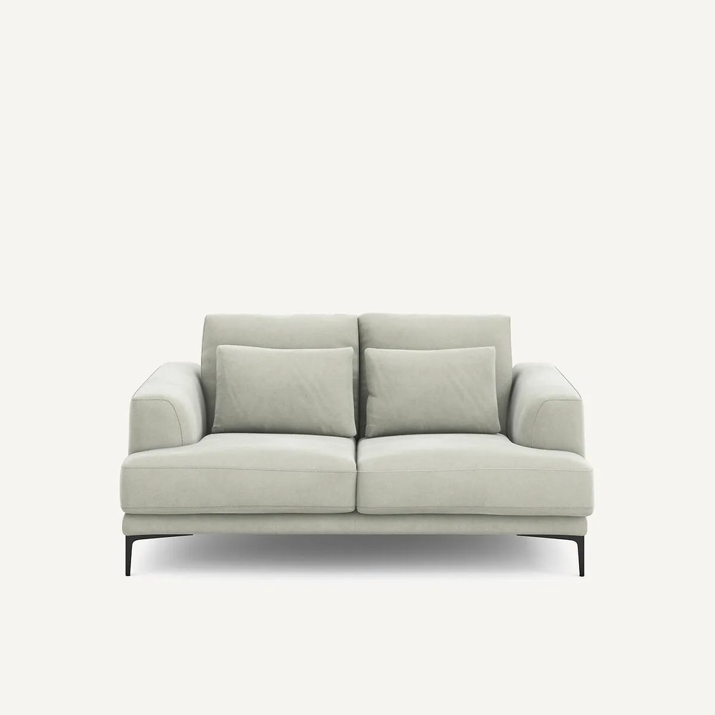 2-zits bank in stonewashed fluweel, Marsile