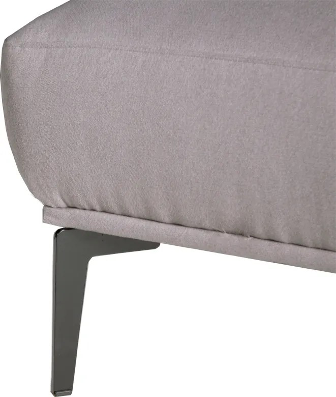 Poef - Tulp - stof Sorro lichtgrijs 90