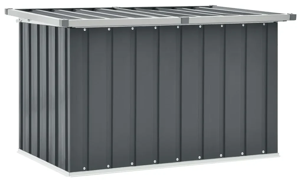 vidaXL Tuinbox 109x67x65 cm grijs