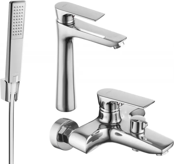 Mexen Axel R72 badset, chroom - 73813R72-00