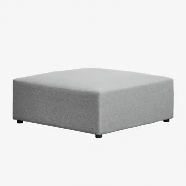 Puf 90x90 Cm Voor Modulaire Bank In Kata-stof Stof Szary - Sklum