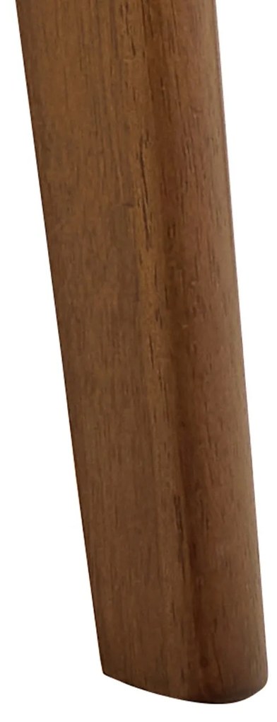 ROXY natuurlijke walnoot - RONDE TAFEL VOOR KEUKEN/EETKAMER RETRO