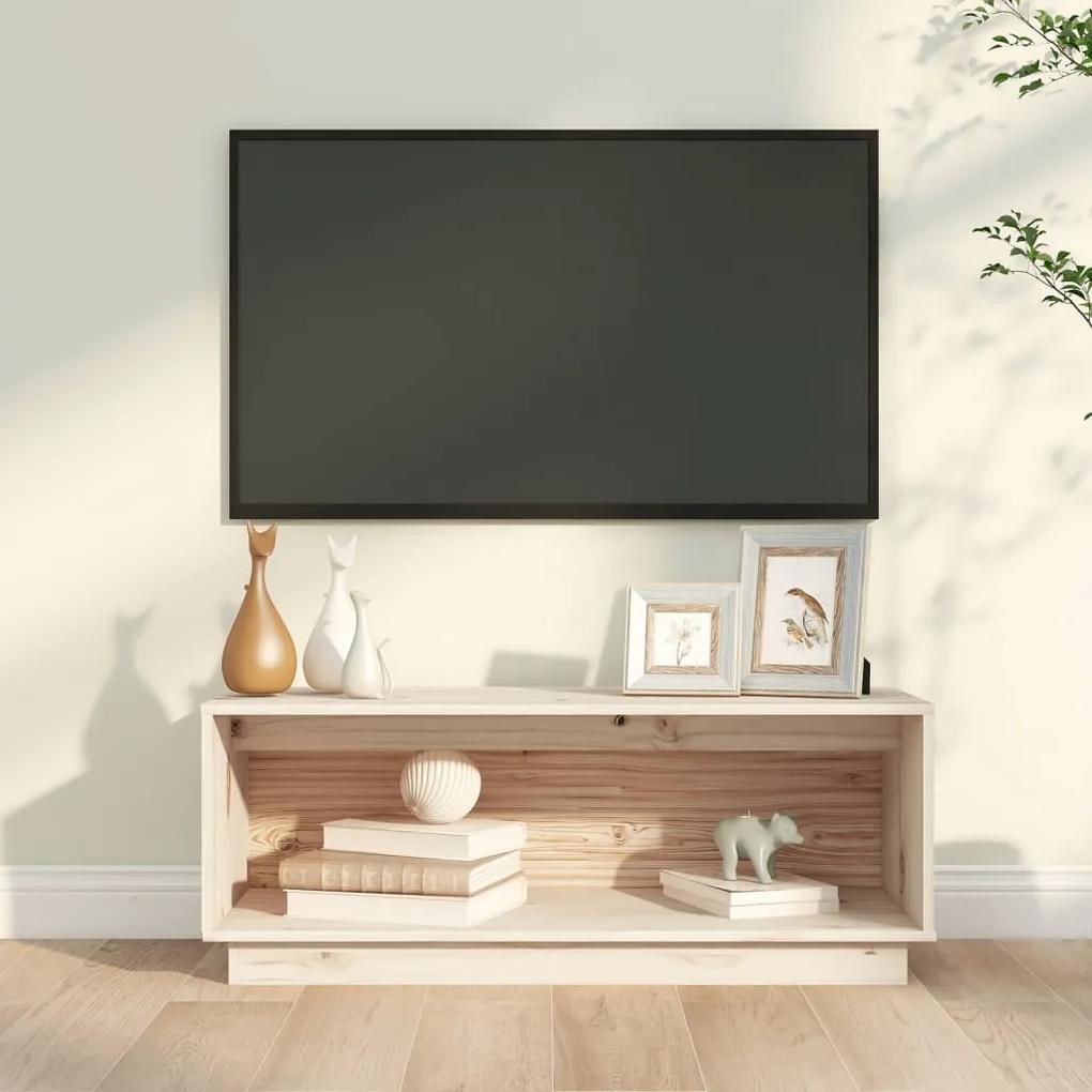 vidaXL Tv-meubel 90x35x35 cm massief grenenhout