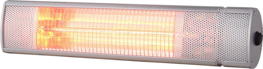 Practo Garden hera Aluminium - Elektrische terrasverwarmer - 12x45x12cm