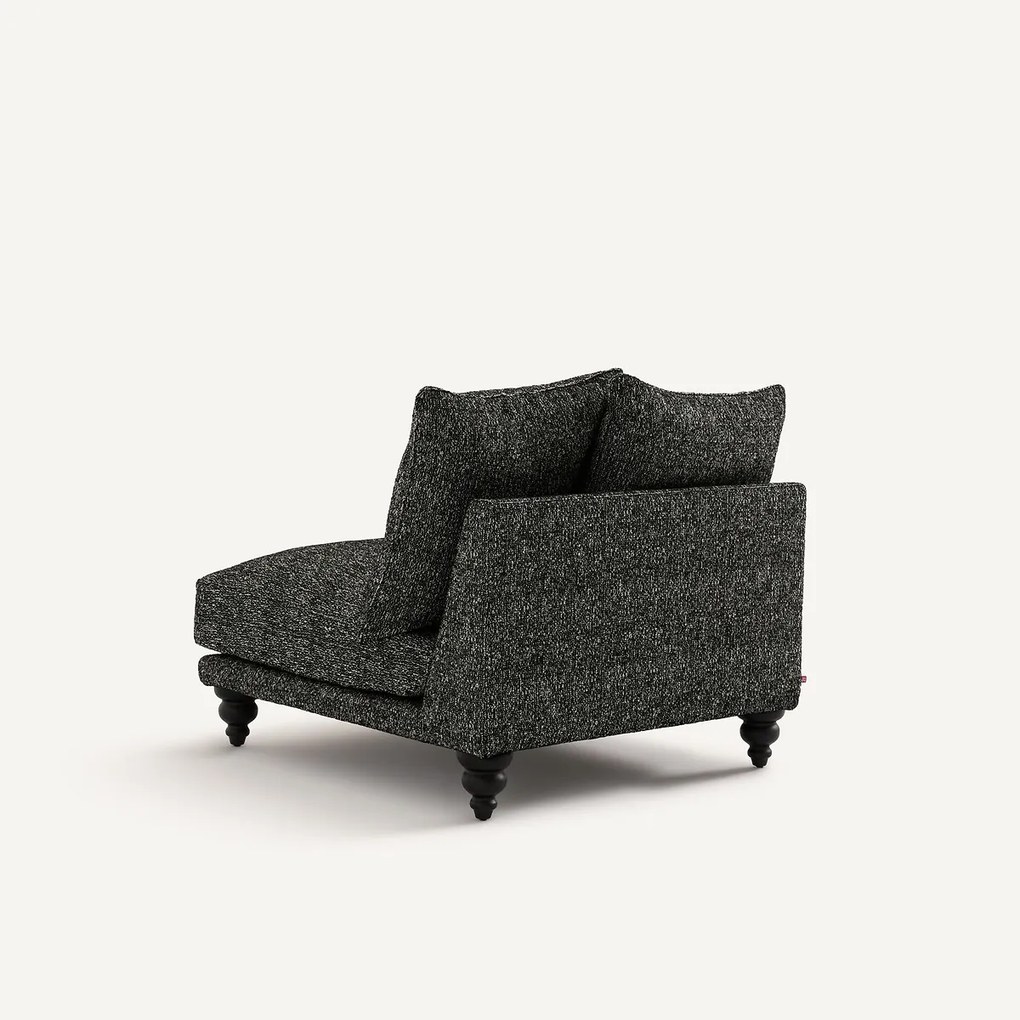 Fauteuil in badstof, LAZARE