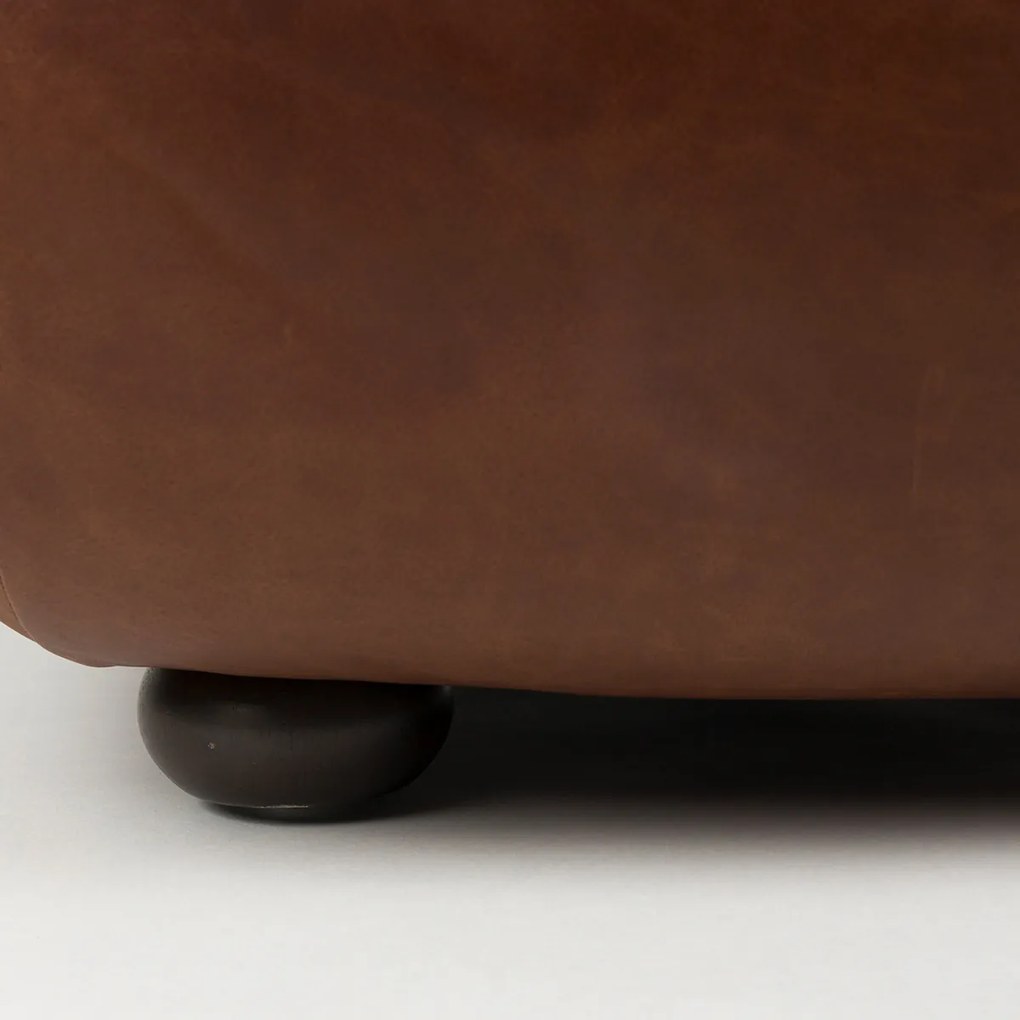 Lounge Fauteuil Leer Chocolate