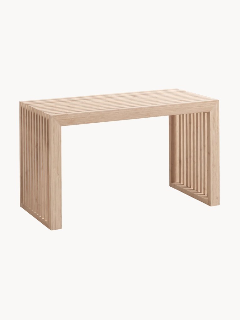 Zitbank Rib van teakhout