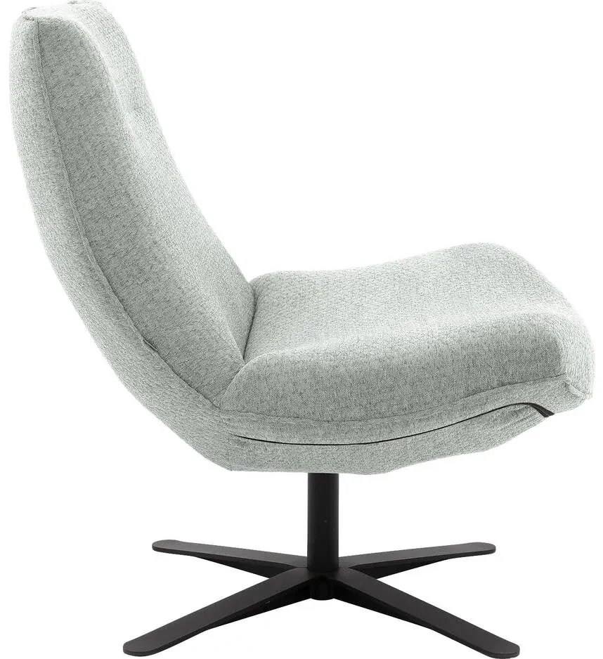 Goossens Excellent Draaifauteuil Adam, Draaifauteuil hoog